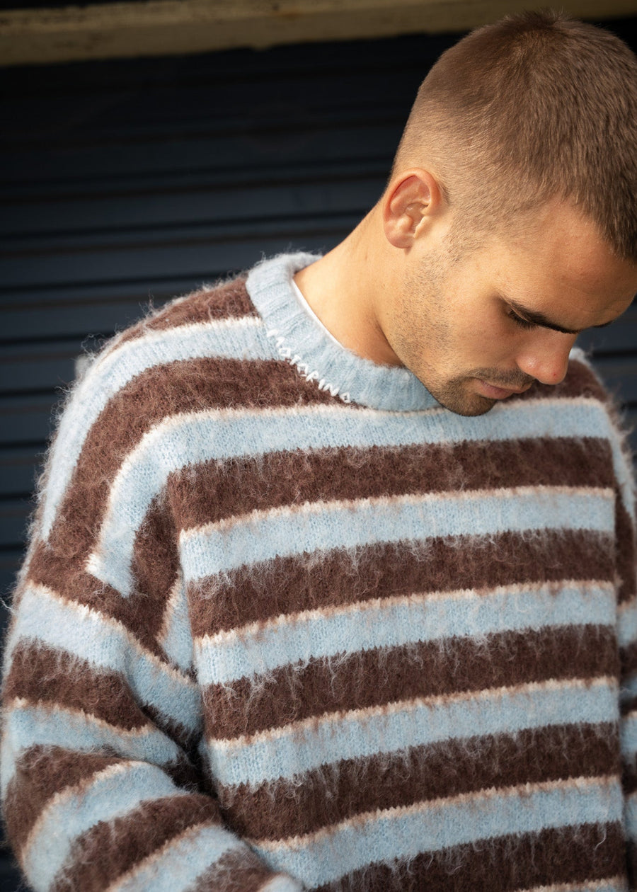 Striped Mohair Knit