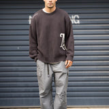 Stitched Knit - Off Black