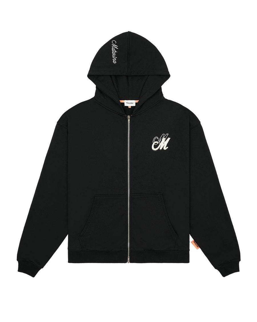 Zip Hood - Black