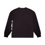 Stitched Knit - Off Black