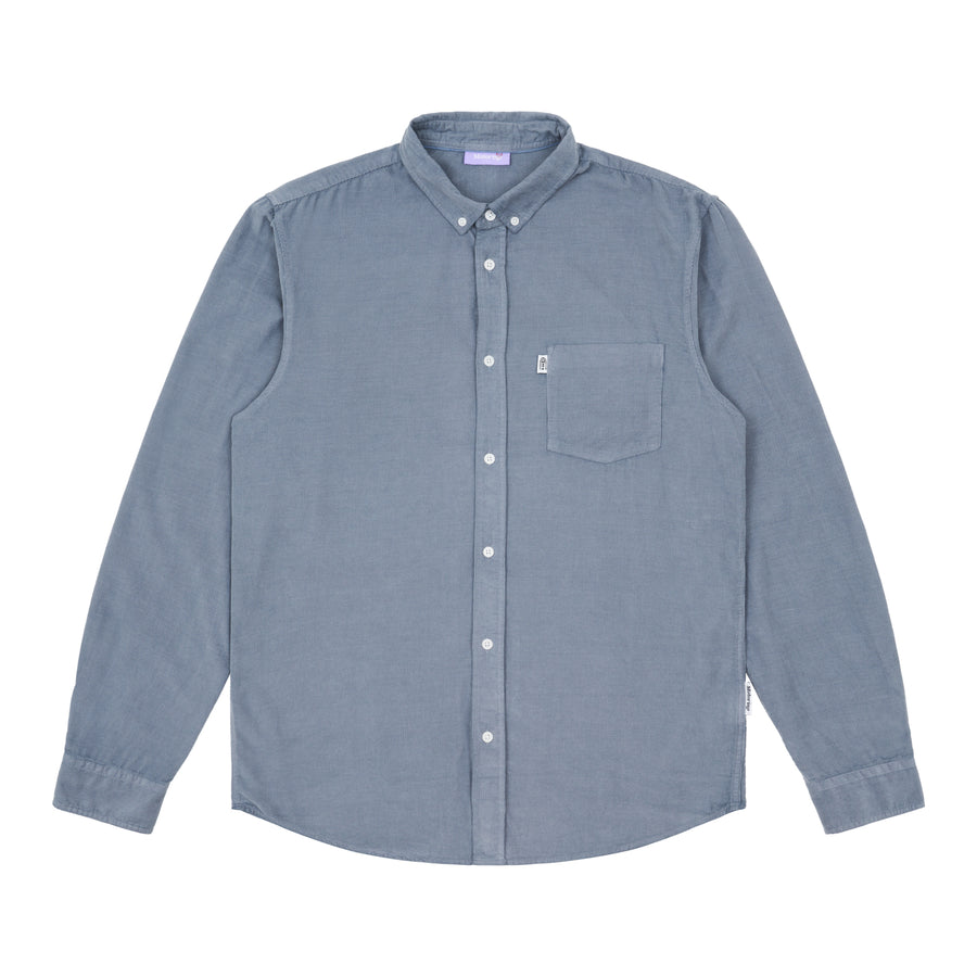 Corduroy Shirt - Overcast Blue