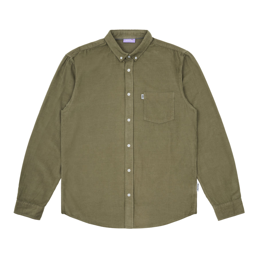 Corduroy Shirt - Olive Green